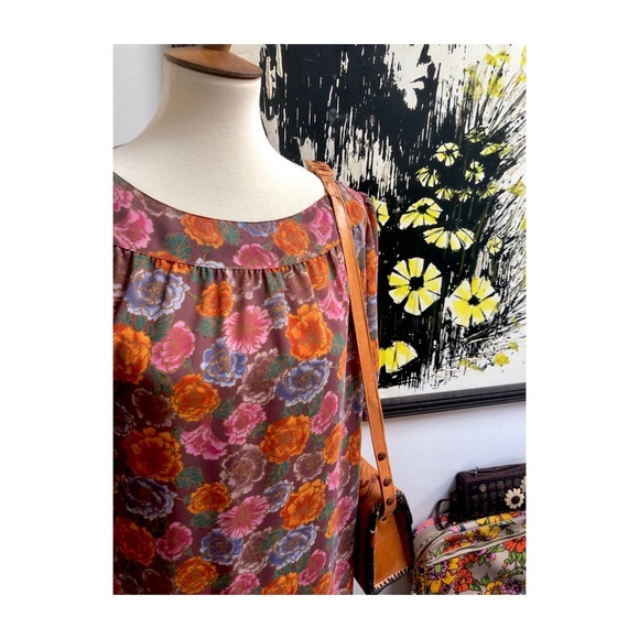 Vintage Dresses & Skirts - Sheer Floral Vintage Dress